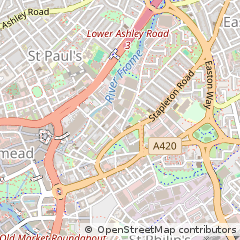 Map of Bristol