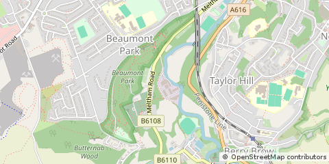 Map of Huddersfield