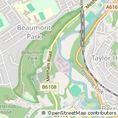 Map of Huddersfield
