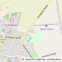 Map of Wellingborough, Northants