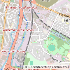 Map of Stoke on Trent