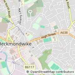Map of Heckmondwike, West Yorkshire