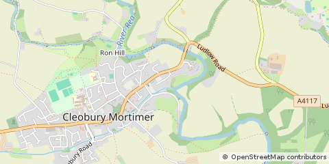 Map of Kidderminster, Worcestershire
