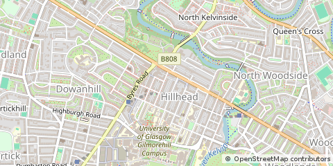 Map of Glasgow