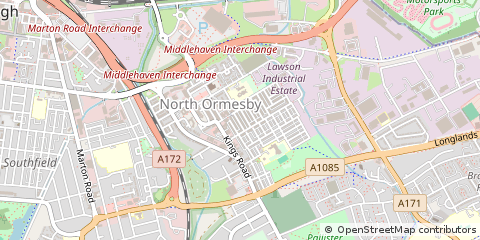 Map of Middlesbrough