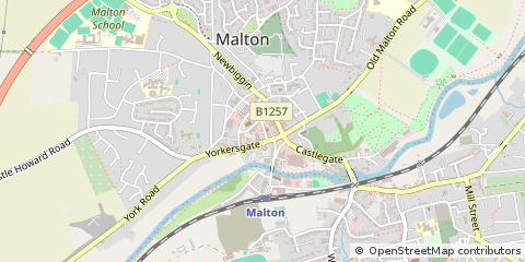 Map of Malton, North Yorkshire