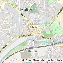 Map of Malton, North Yorkshire