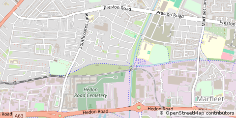 Map of Hull, North Humberside