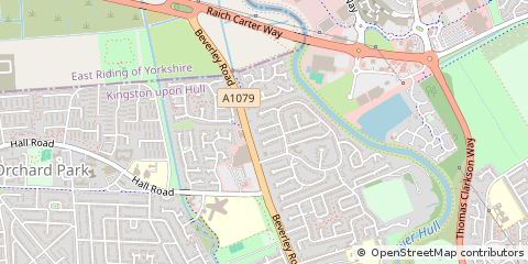 Map of Hull
