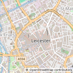 Map of Leicester