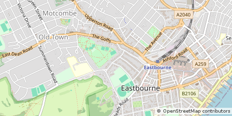 Map of East Sussex