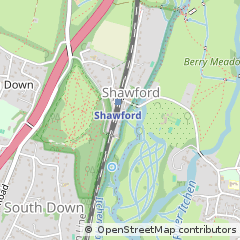 Map of Winchester, Hampshire