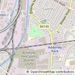 Map of Birmingham, West Midlands