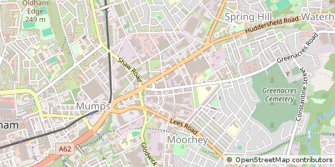 Map of Oldham