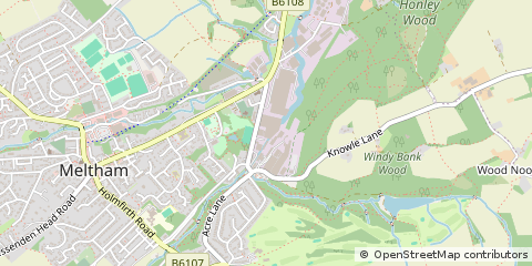Map of Holmfirth, West Yorkshire