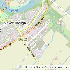 Map of Kelso, Roxburghshire