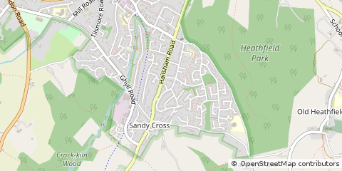 Map of Heathfield