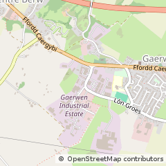 Map of Gaerwen, Anglesey