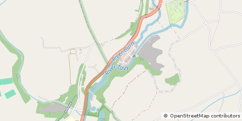 Map of Tavistock, Devon