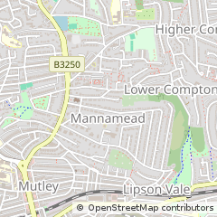 Map of Plymouth, Devon