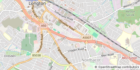 Map of Staffordshire