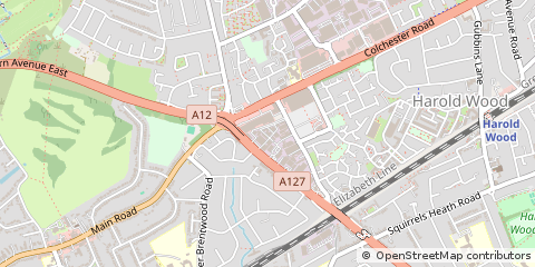 Map of Romford