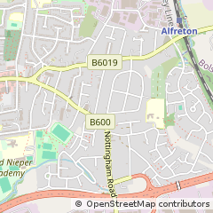 Map of Alfreton