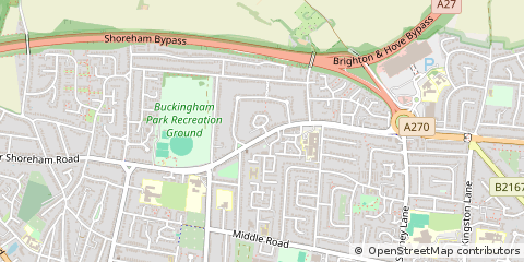 Map of West Sussex
