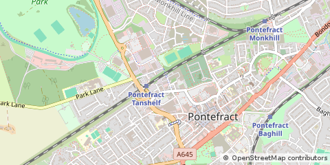 Map of Pontefract