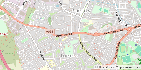 Map of West Yorkshire