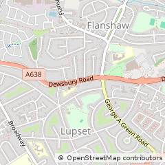 Map of West Yorkshire