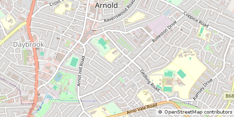 Map of Nottingham