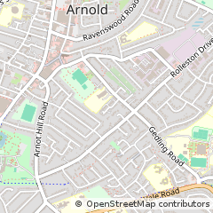 Map of Nottingham