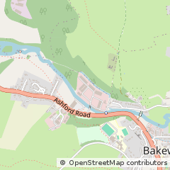 Map of Bakewell, Derbyshire