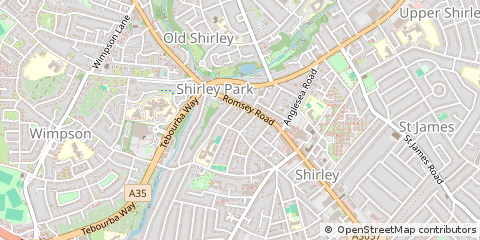 Map of Southampton