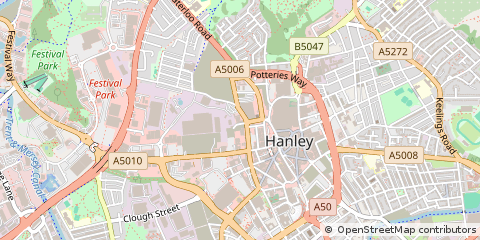 Map of Stoke-on-Trent