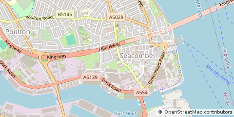 Map of Wallasey, Birkenhead