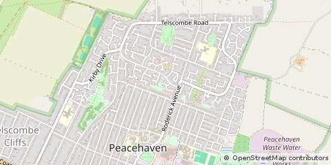 Map of Peacehaven, East Sussex