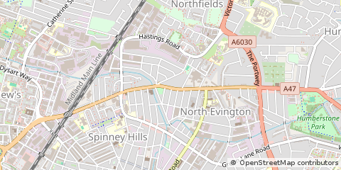 Map of Leicester