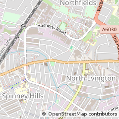 Map of Leicester