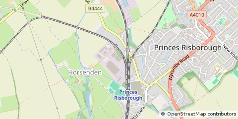 Map of Princes Risborough, Buckinghamshire