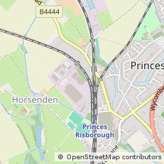 Map of Princes Risborough, Buckinghamshire