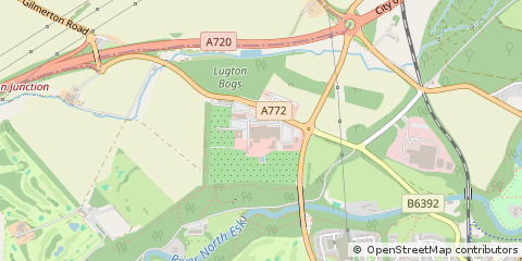Map of Midlothian