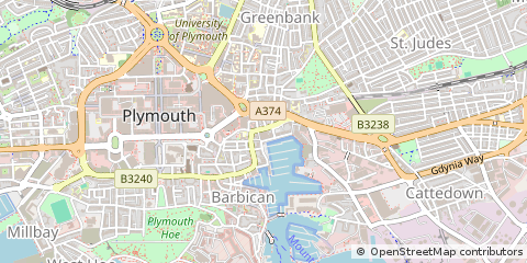 Map of Plymouth