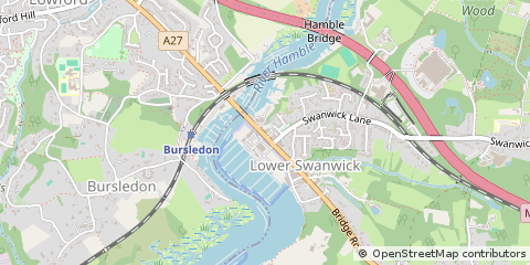 Map of Southampton, Hampshire