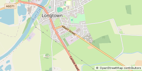 Map of Carlisle, Cumbria
