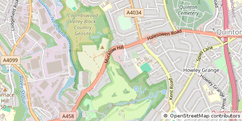 Map of Halesowen, West Midlands