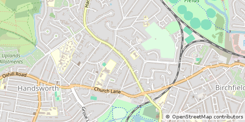 Map of Birmingham