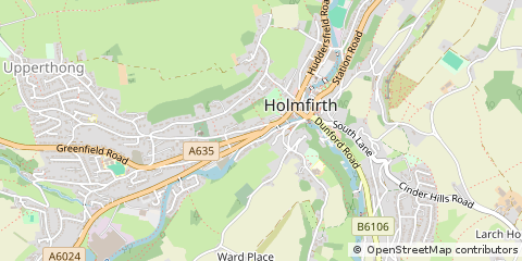 Map of Holmfirth