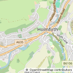 Map of Holmfirth